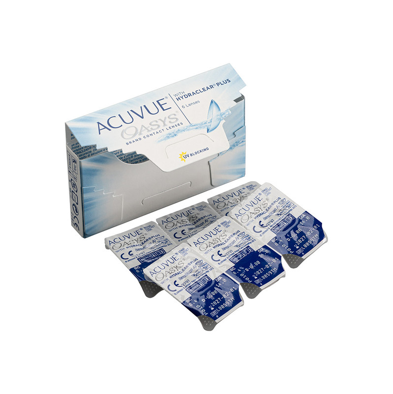 Acuvue oasys with hydraclear plus 12 линз